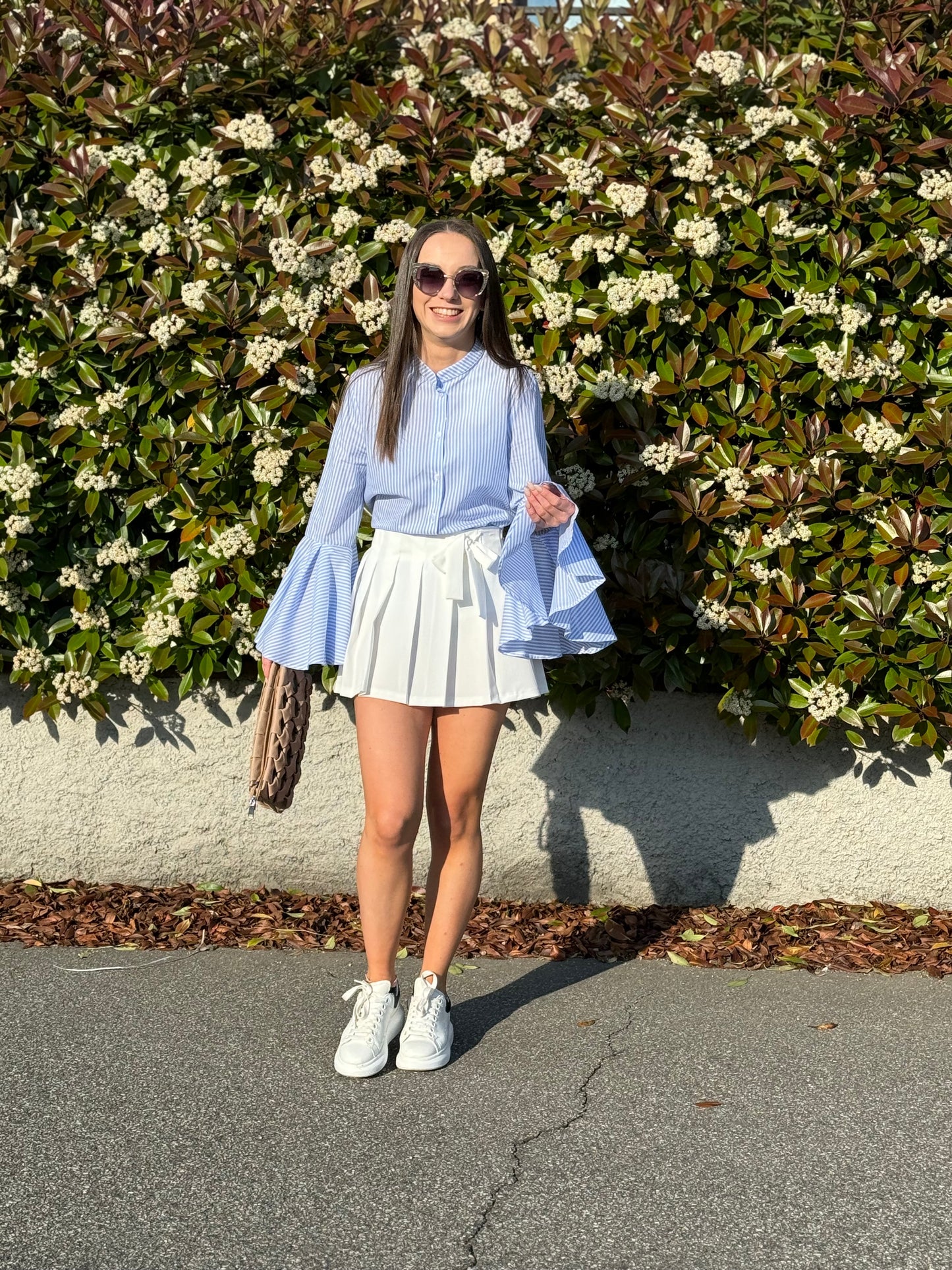 CAMICIA MANICHE A BALZA RIGHE