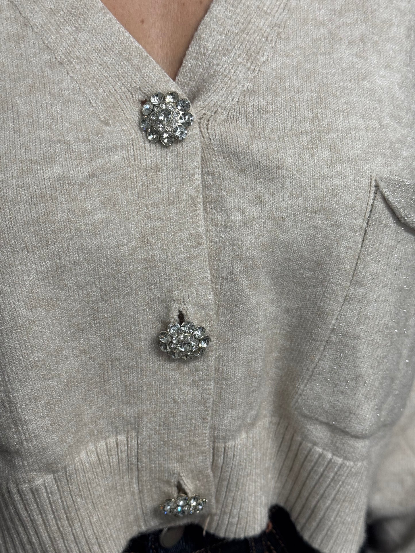 CARDIGAN CRISTALLO
