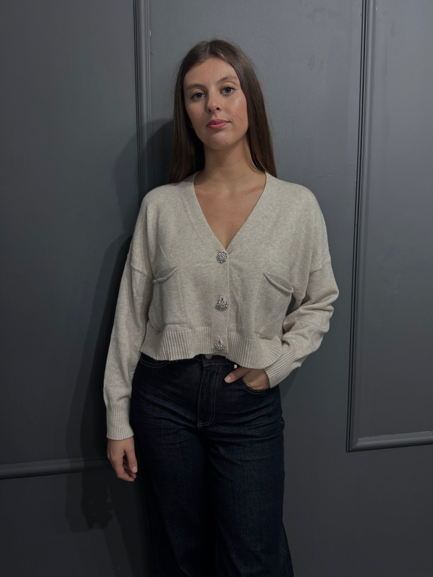 CARDIGAN CRISTALLO