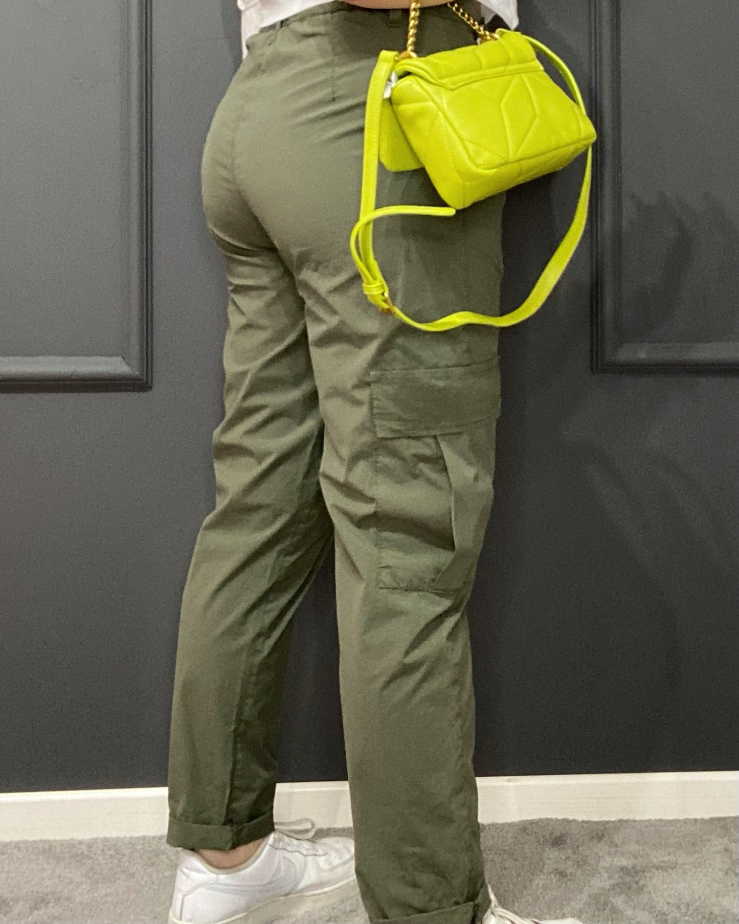 PANTALONI SLIM TASCONI PARACHUTE