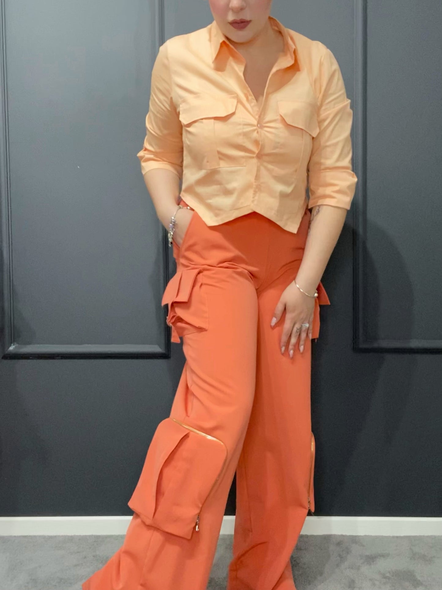 PANTALONE CARGO ZIP