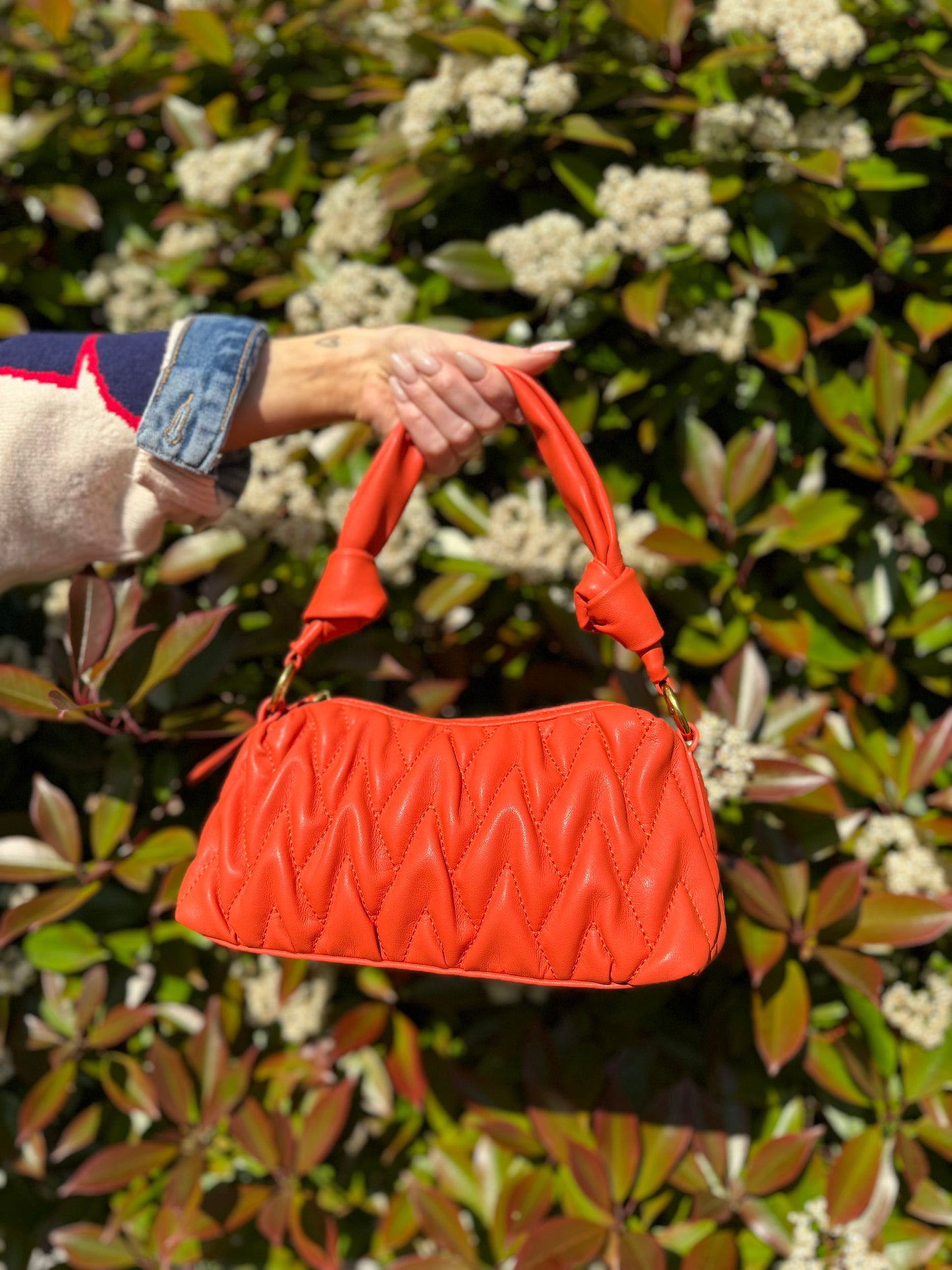 BORSA ECOPELLE NODI ORANGE